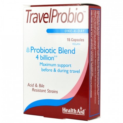 HEALTH AID Travel Probio 15 Κάψουλες